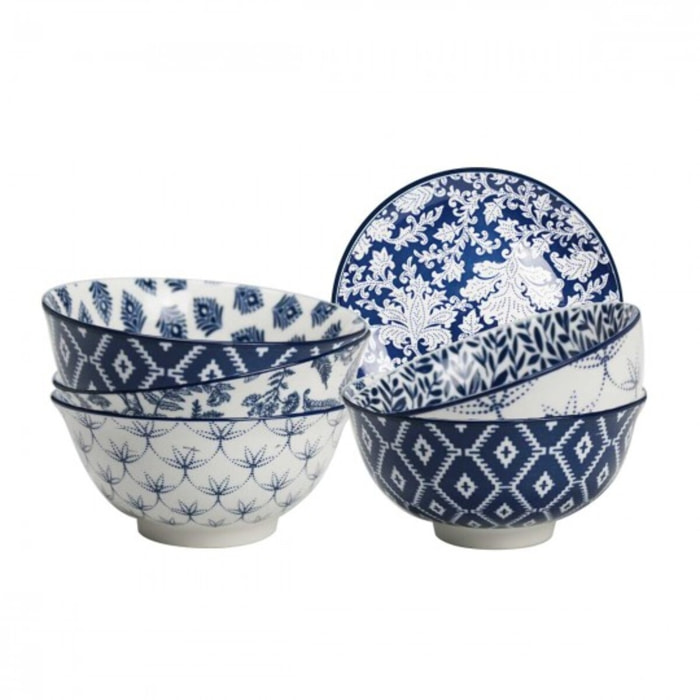 Lot de 6 petits bols, MAJORELLE