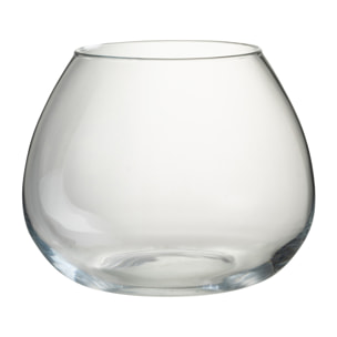 J-Line Vase Fie Verre Transparent Medium