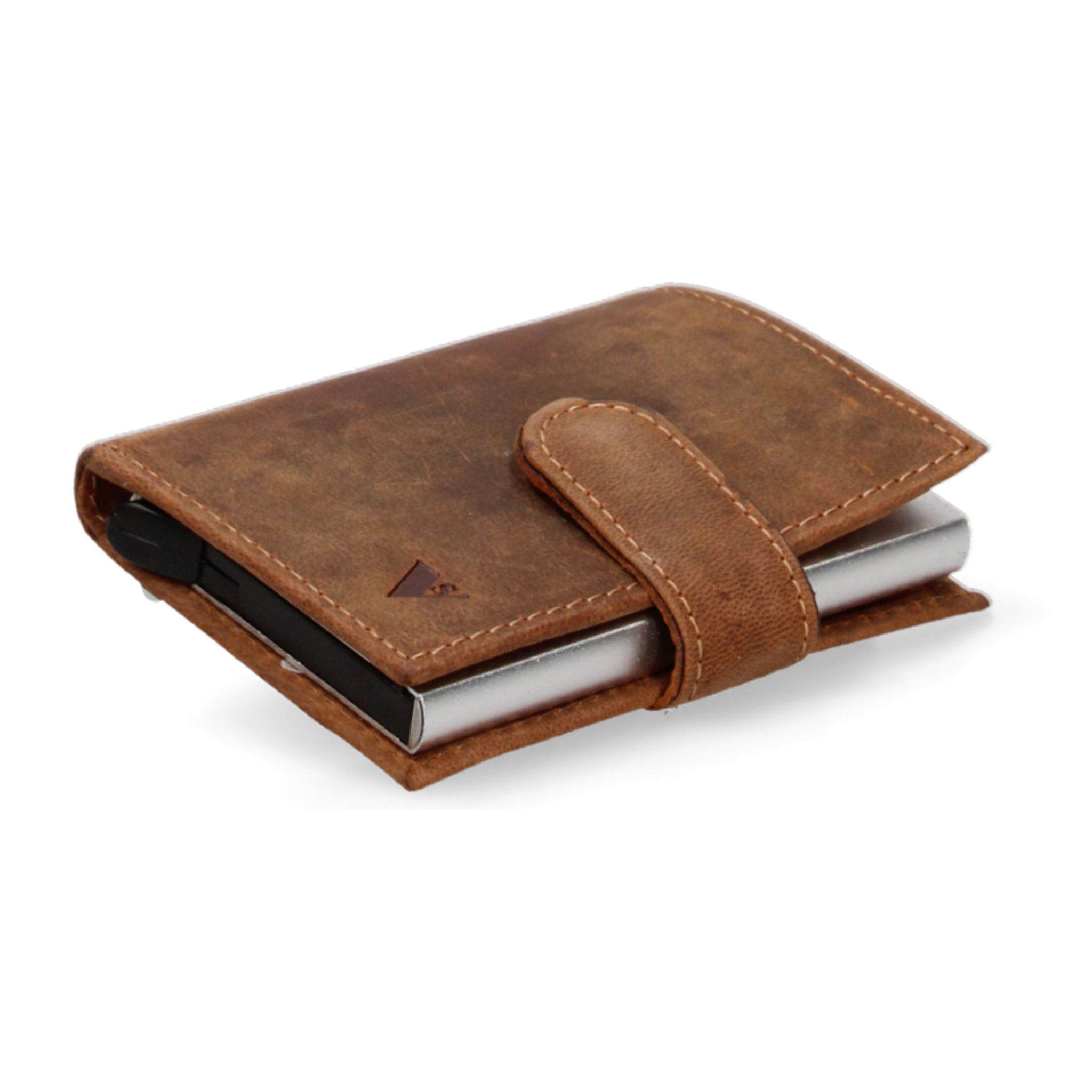 Portafoglio  da uomo In Vera pelle Made in Italy 7x10x2,5 cm