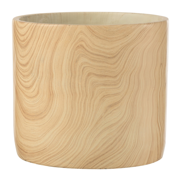 J-Line cache-pot Forêt - ciment - beige - extra large - Ø 21.5 cm