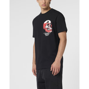 PHILIPP PLEIN Roundneck T-Shirt Puffy Red Skull Skull