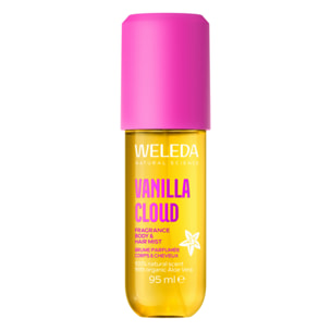 WELEDA - Brume parfumée corps & cheveux Vanilla Cloud 95ml - Brume Corps & Cheveux au parfum irresistible et gourmand - Rafraîchit la peau et les cheveux