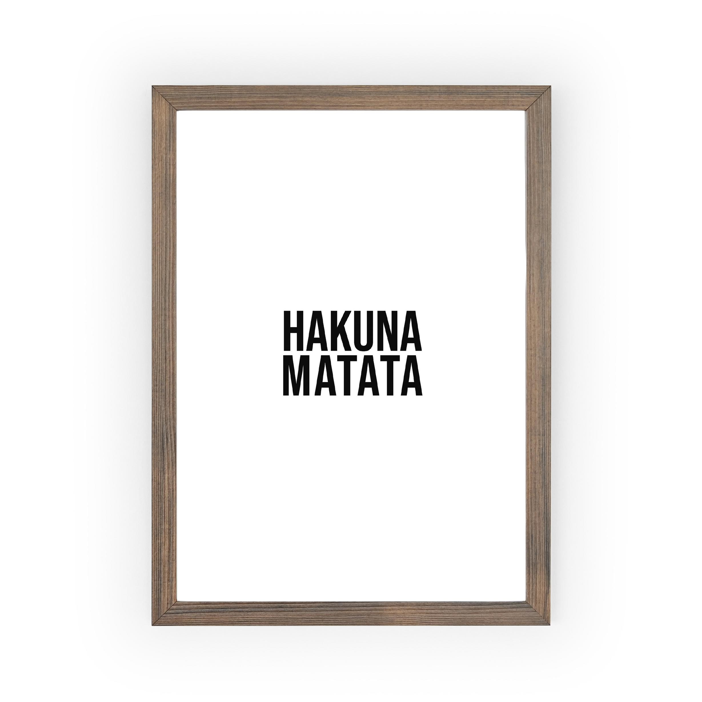 Lámina Hakuna Matata