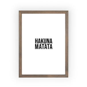 Lámina Hakuna Matata