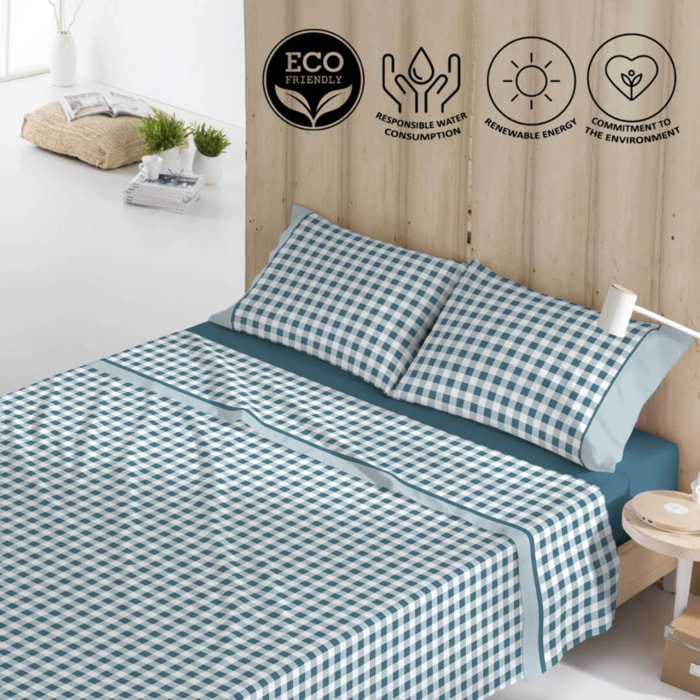 Naturals - Juego de Sábanas - Incluye 1 o 2 Fundas de Almohada + 1 Sábana Bajera - 50% Algodón - 50% Poliéster - Dreams