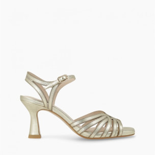 SANDALIAS DORADAS LUKEN