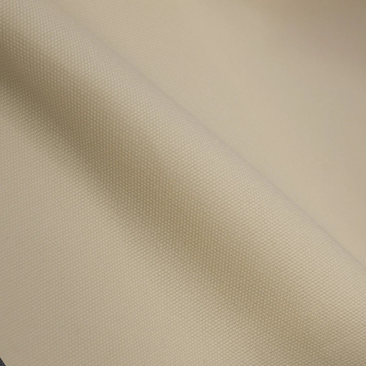 Chaise de jardin pliante en tissu beige clair et bois d'acacia - Tubod