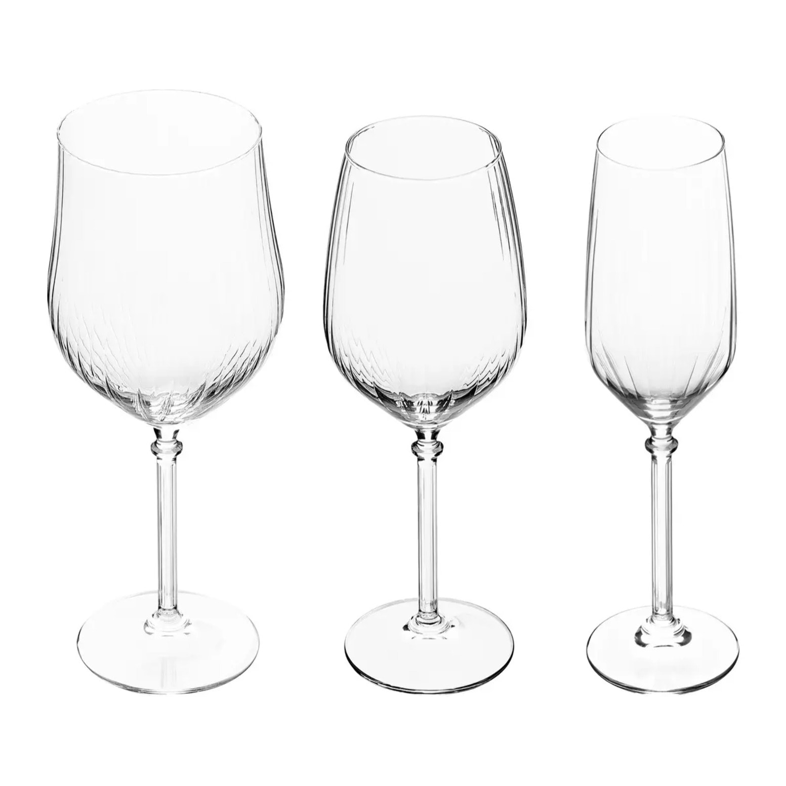 Service de table Elia 12 pièces 530ml transparent