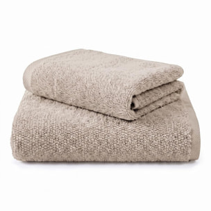 INTRECCI HOME Set Bagno Asciugamani Viso e Ospite, in Puro Cotone 500 g, Morbidezza Extra, Assorbenza Superiore