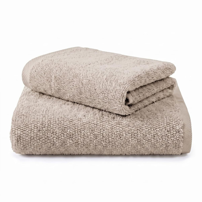 INTRECCI HOME Set Bagno Asciugamani Viso e Ospite, in Puro Cotone 500 g, Morbidezza Extra, Assorbenza Superiore