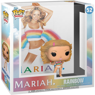 Mariah Carey Funko POP con Cover Album Vinile Figura Mariah Carey - Rainbow 9 cm