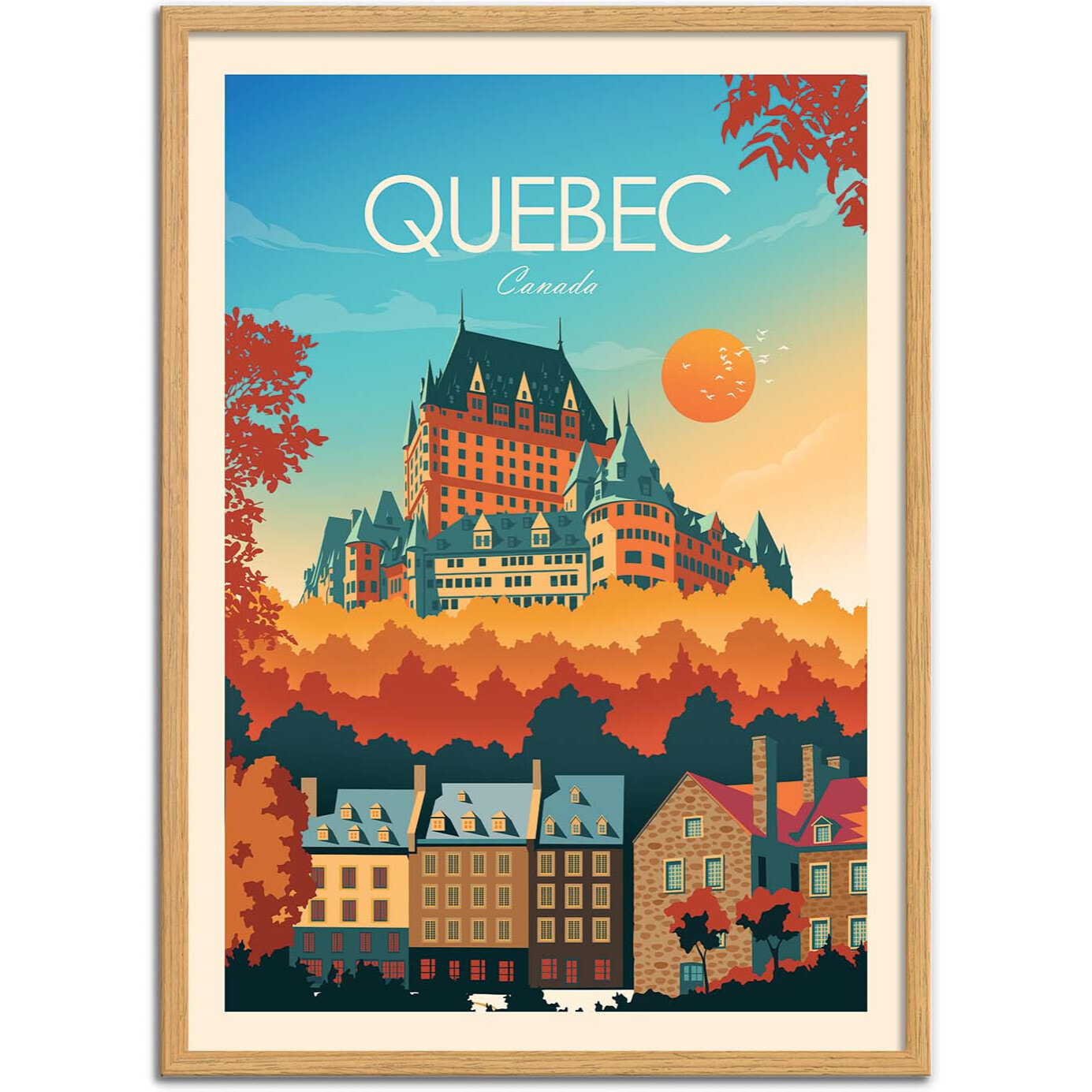 Affiche - Quebec Canada - Studio Inception