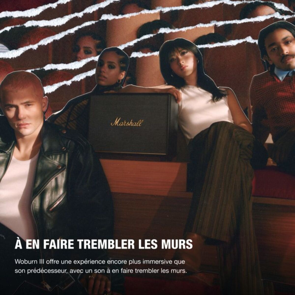 Enceinte résidentielle MARSHALL Woburn III Noir