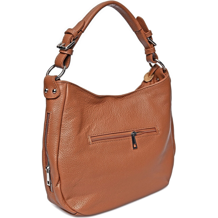 Borsa a mano Anna Luchini Cammello