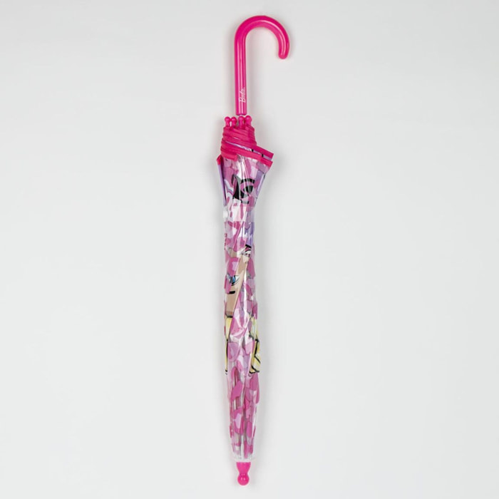 Paraguas Manual Burbuja Barbie 45 Cm