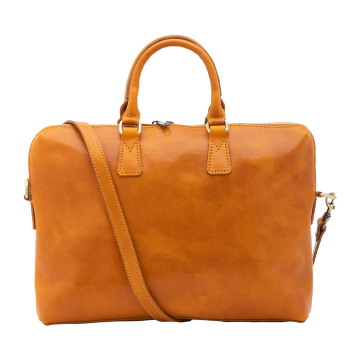 Borsa da lavoro  da uomo In Vera pelle Made in Italy 37x27x6 cm