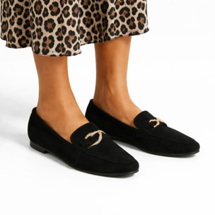 Mocassini con accessorio - tacco 1,0 cm