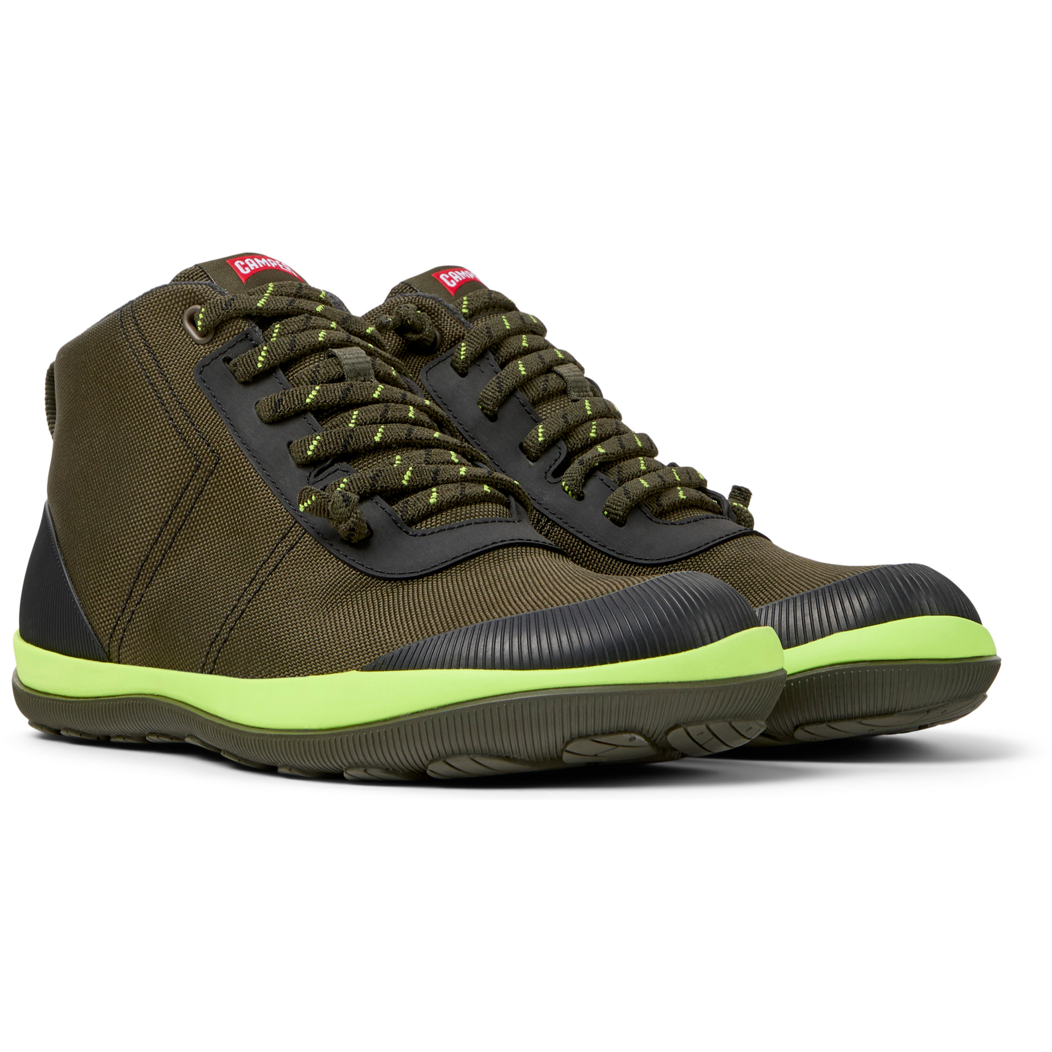 Botines - CAMPER Peu Pista GM - Verde - Textil tecnico