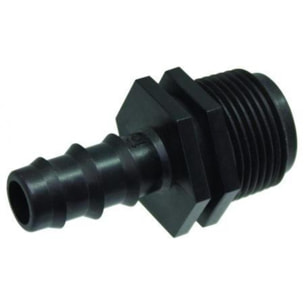 PLANETA HUERTO | Adaptador Macho 16 mm 3/4" x 16 mm Planeta Huerto - Conector para Tuberías de Goteo y Grifos