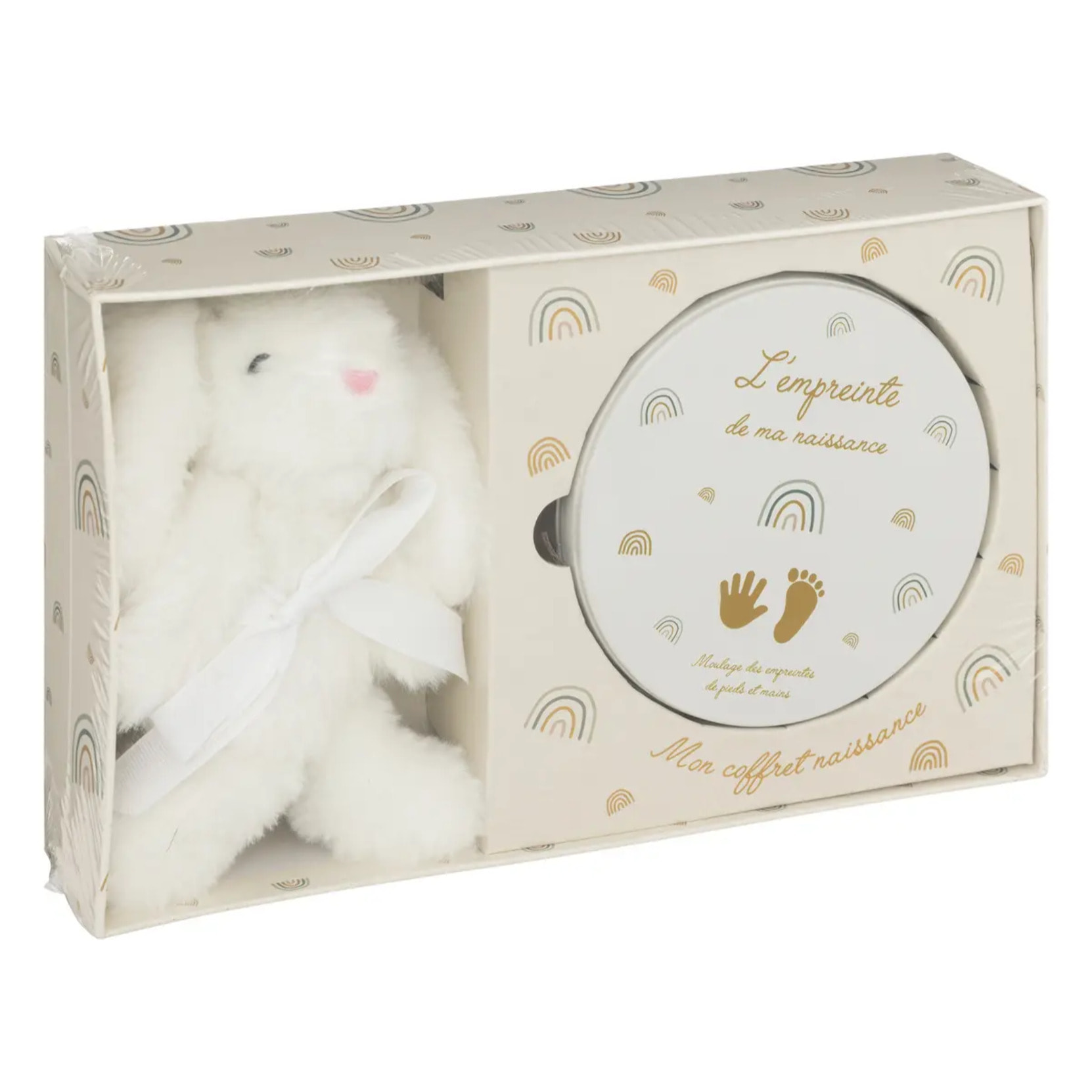 Coffret empreinte et peluche