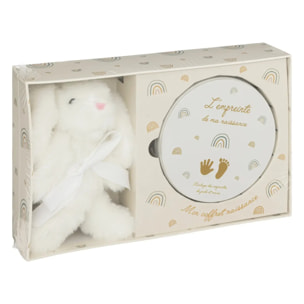 Coffret empreinte et peluche