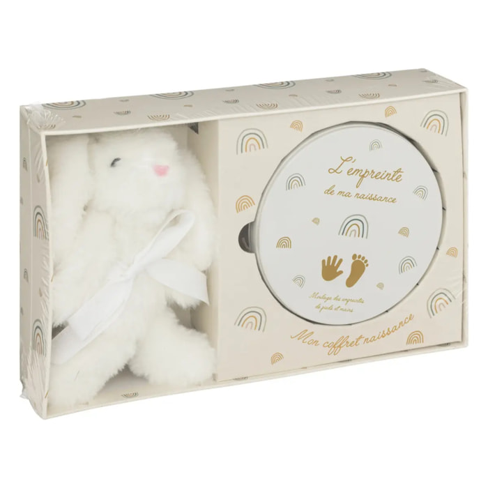 Coffret empreinte et peluche