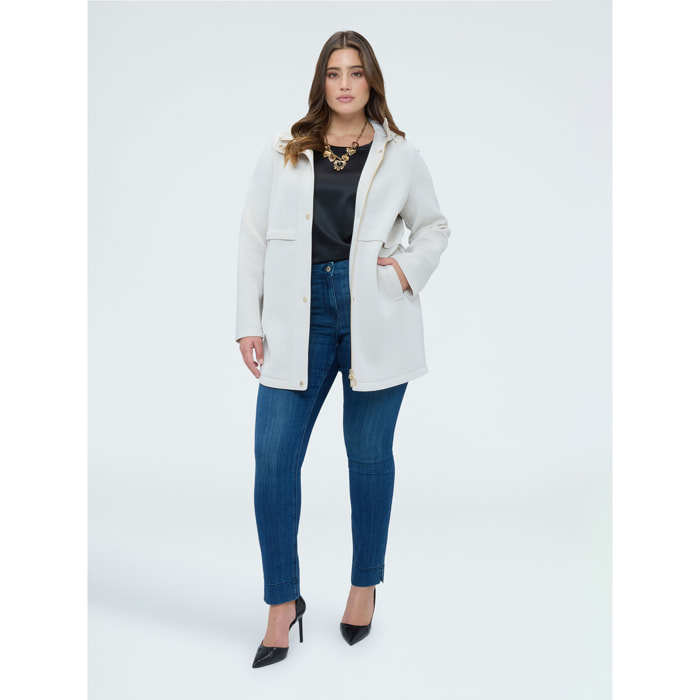 Fiorella Rubino - Jeans Skinny lavado azul efecto washed - Azul