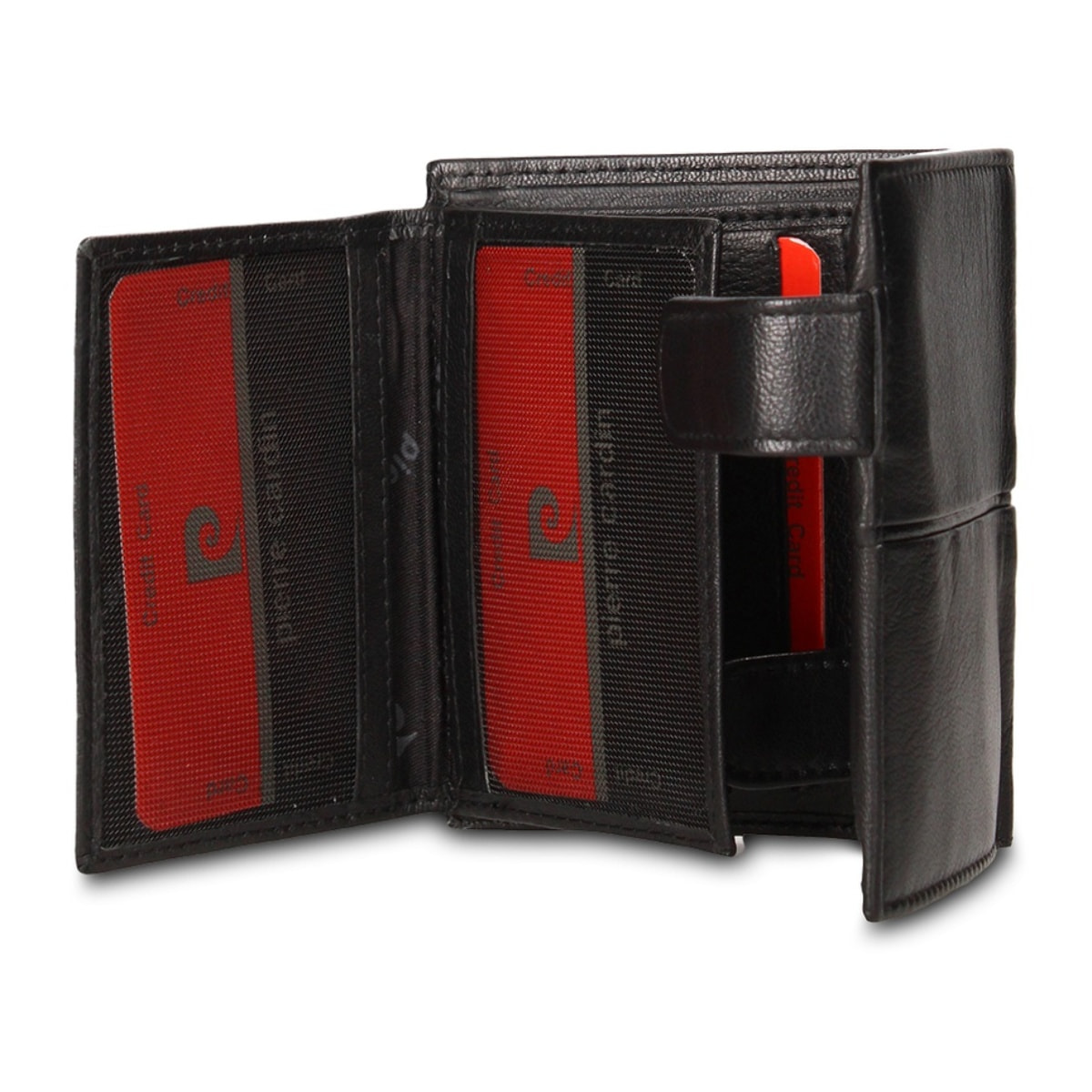 Portafoglio uomo in vera pelle - Modello Sombreuil - Casual - 8.5 x 11.0 x 2.0 cm