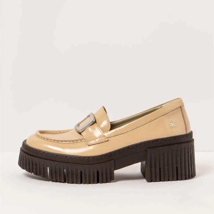 Zapatos con tacón 1372 NAPPA SHINNY CHAMPAGNE/YORK color Champagne