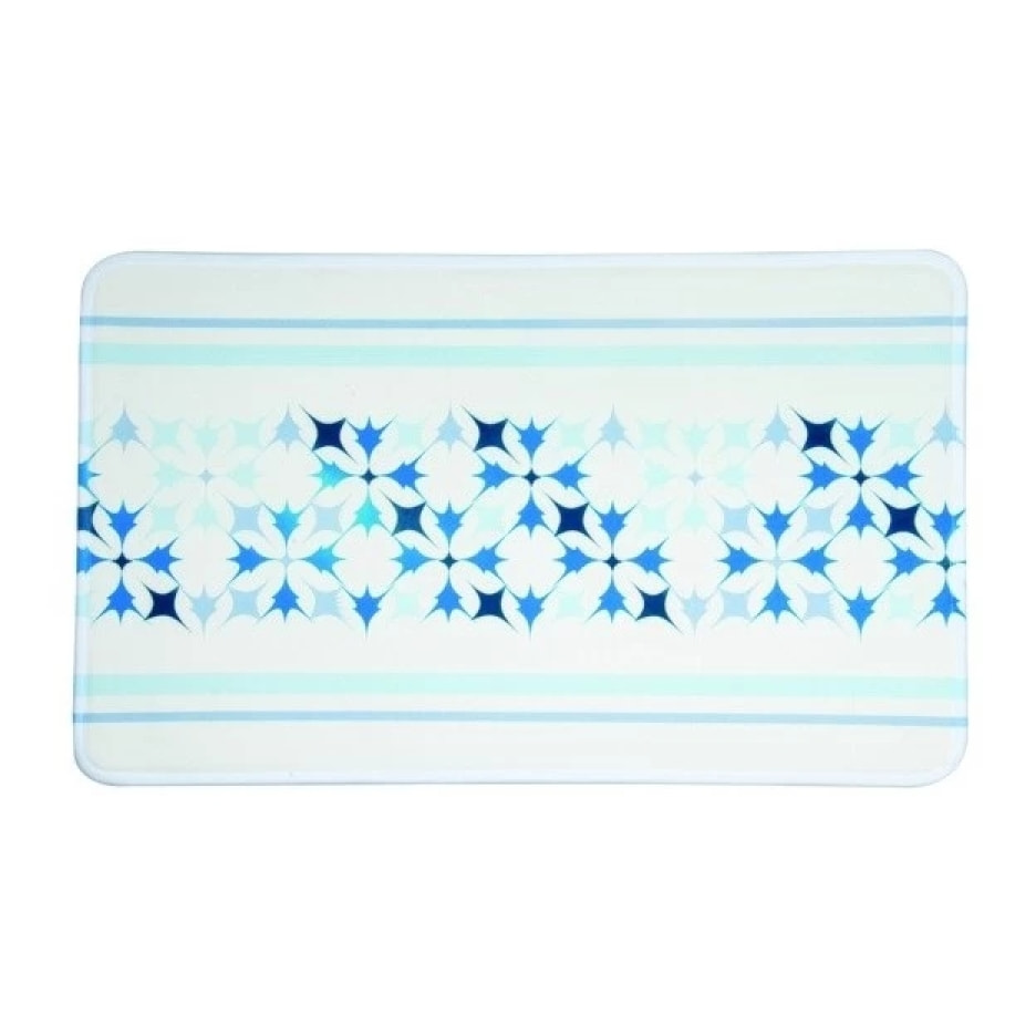 Tapis de bain Microfibre 45x75cm Malta Bleu MSV