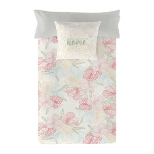 Popcorn - Funda Nórdica Estampada - Cierre Solapa - 100% Algodón - Incluye 1/2 Fundas de Almohada - Tora