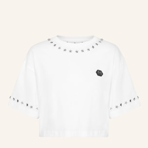PHILIPP PLEIN T-Shirt Round Neck STARS