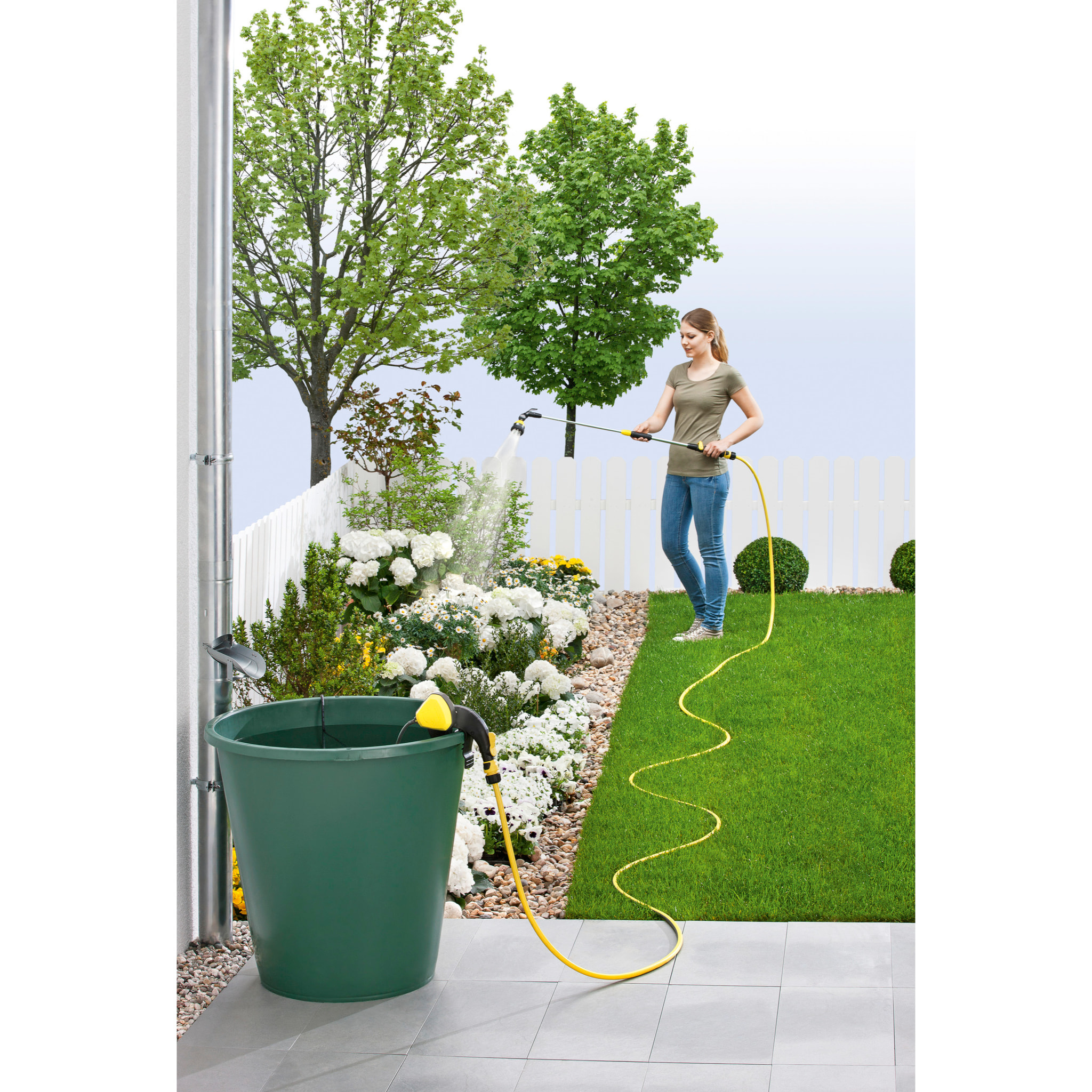 Pompe récupérateur d'eau de pluie Karcher BP 1 Barrel Set