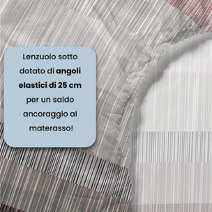 COMPLETO LETTO INFINITY - 100% Microfibra