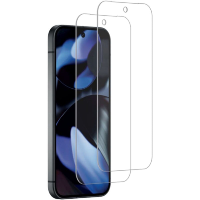 Protège écran ESSENTIELB Google Pixel 9A verre trempé X2