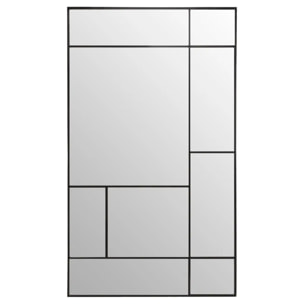 Miroir "Macha" métal noir 97x167cm