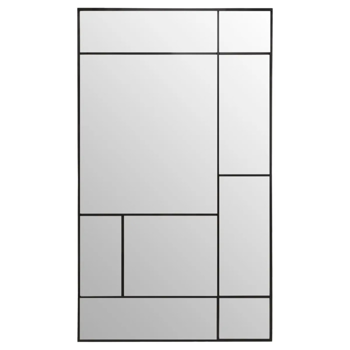 Miroir "Macha" métal noir 97x167cm