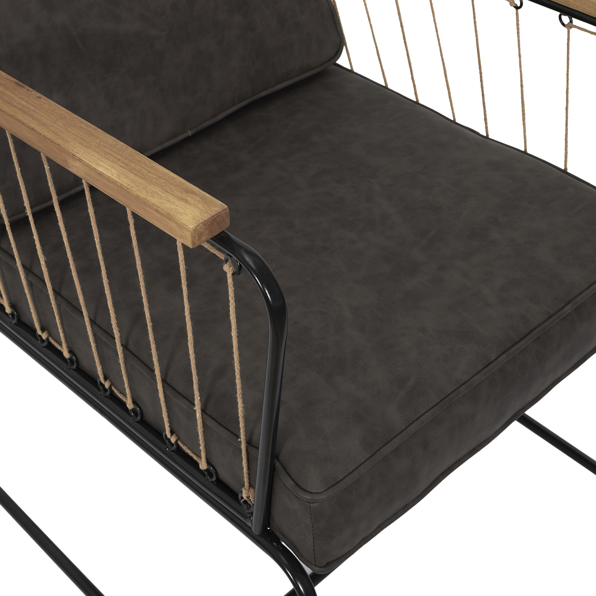 Fauteuil Benson Marron