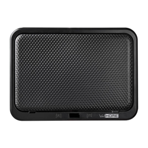 Well home - cubo de basura inteligente sin patas con apertura automática y contacto manual 30l, 35,5x26x60cm color negro