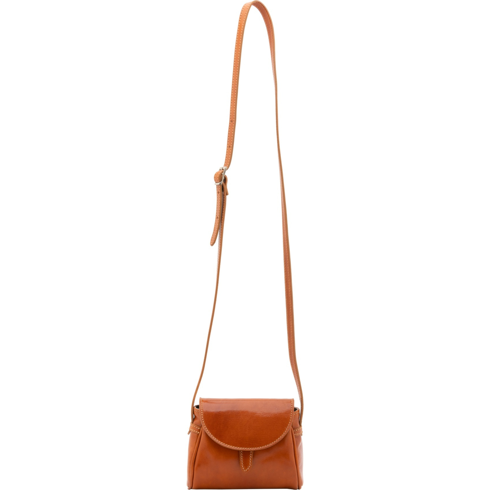 Borsa a tracolla da donna - Modello Seraphina Lux - Vera pelle - 14.0 x 18.0 x 7.0 cm