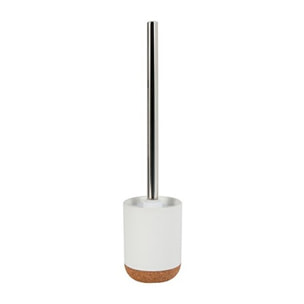 Brosse wc avec support Céramique & Liege OAK Blanc MSV