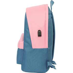 Mochila doble para portatil 15,6"+usb el pulpo "indigo"