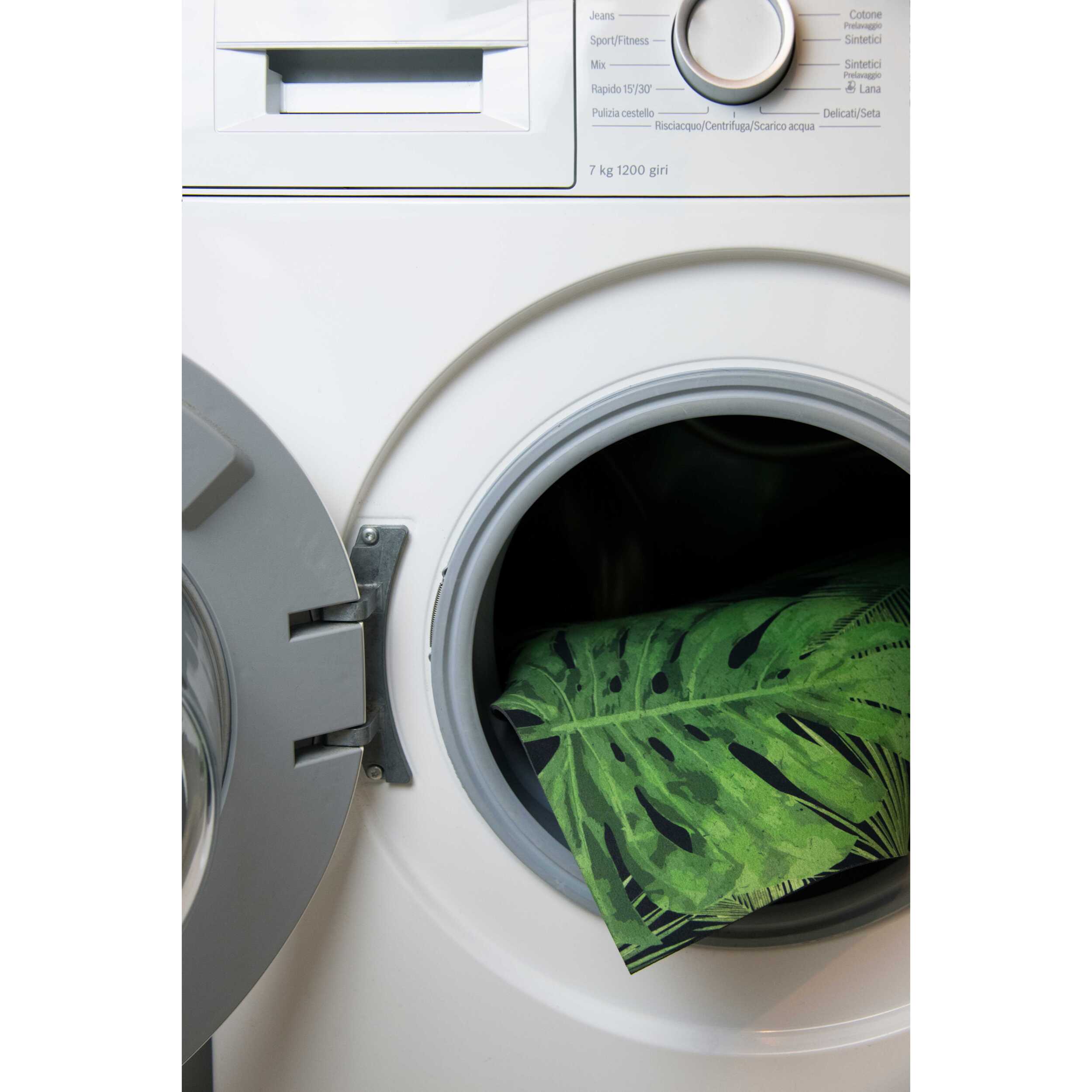 Tappeto da Bagno Soft Excelsa- Foliage, Gomma Verde