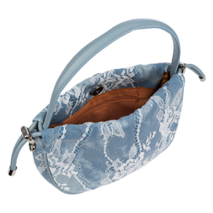 Bradano Bolso de mano Mujer. Fabricado en tela y piel sintética PU.