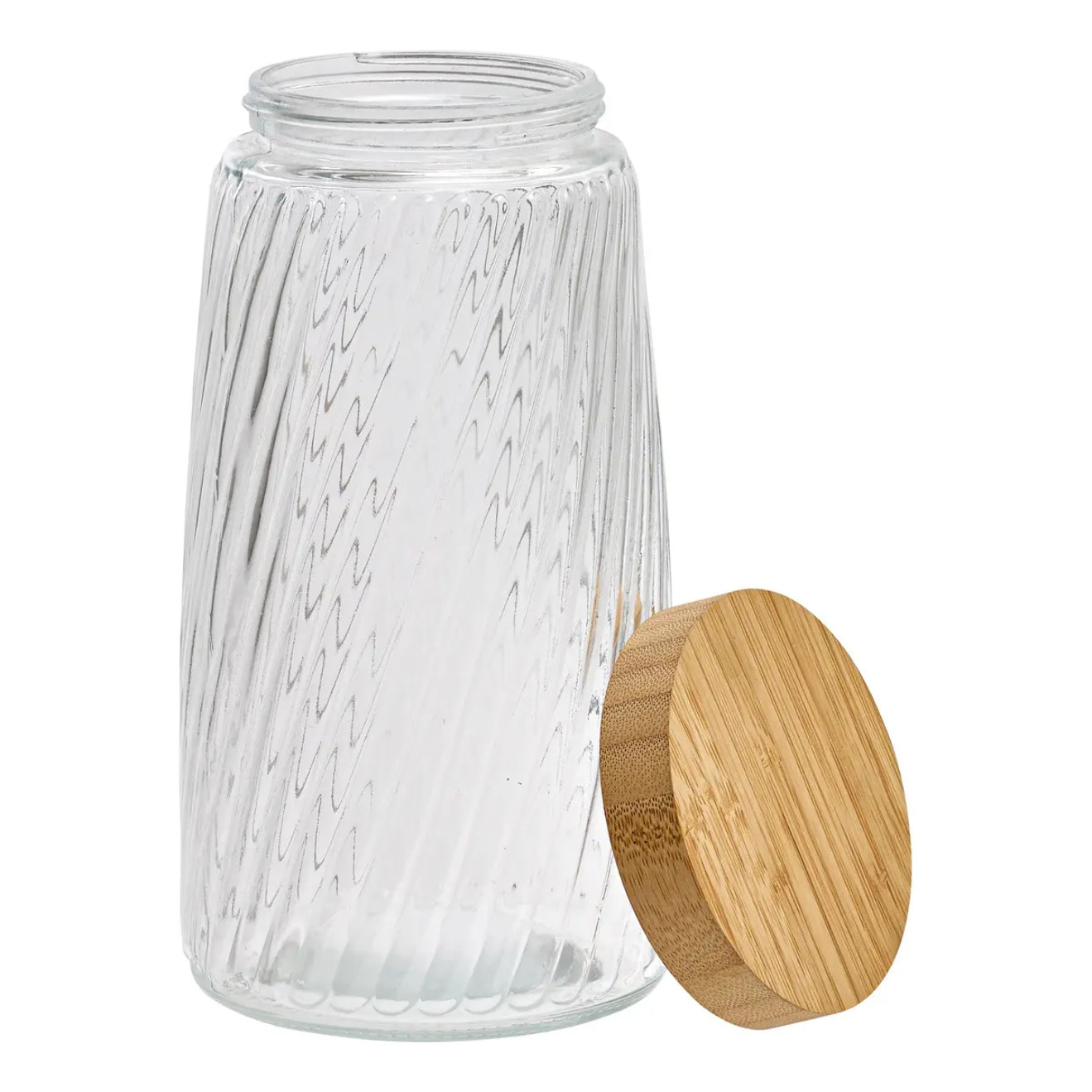 Bocal Striva rond 2,1L transparent