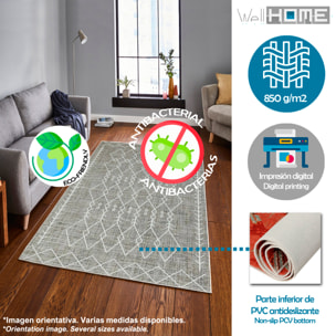 Alfombra de Poliester estampada 100 x 150cm