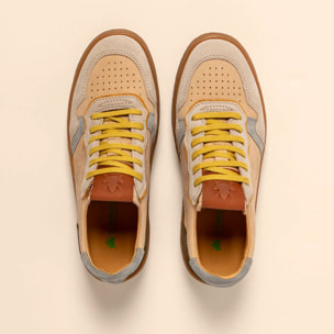 Zapatillas N5844 MULTI LEATHER CREAM-YELLOW/ GEO color Cream-yellow