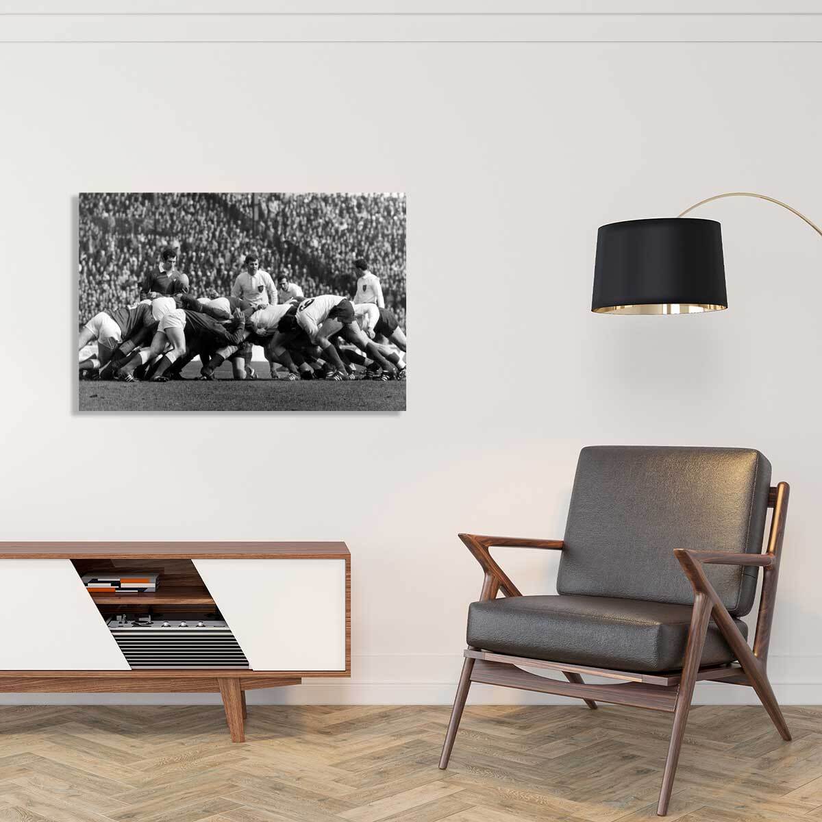 Tableau france contre le pays de galles en 1969  Tableau alu Dibond