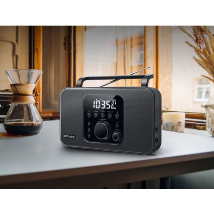 Radio FM MUSE M-091 R noir