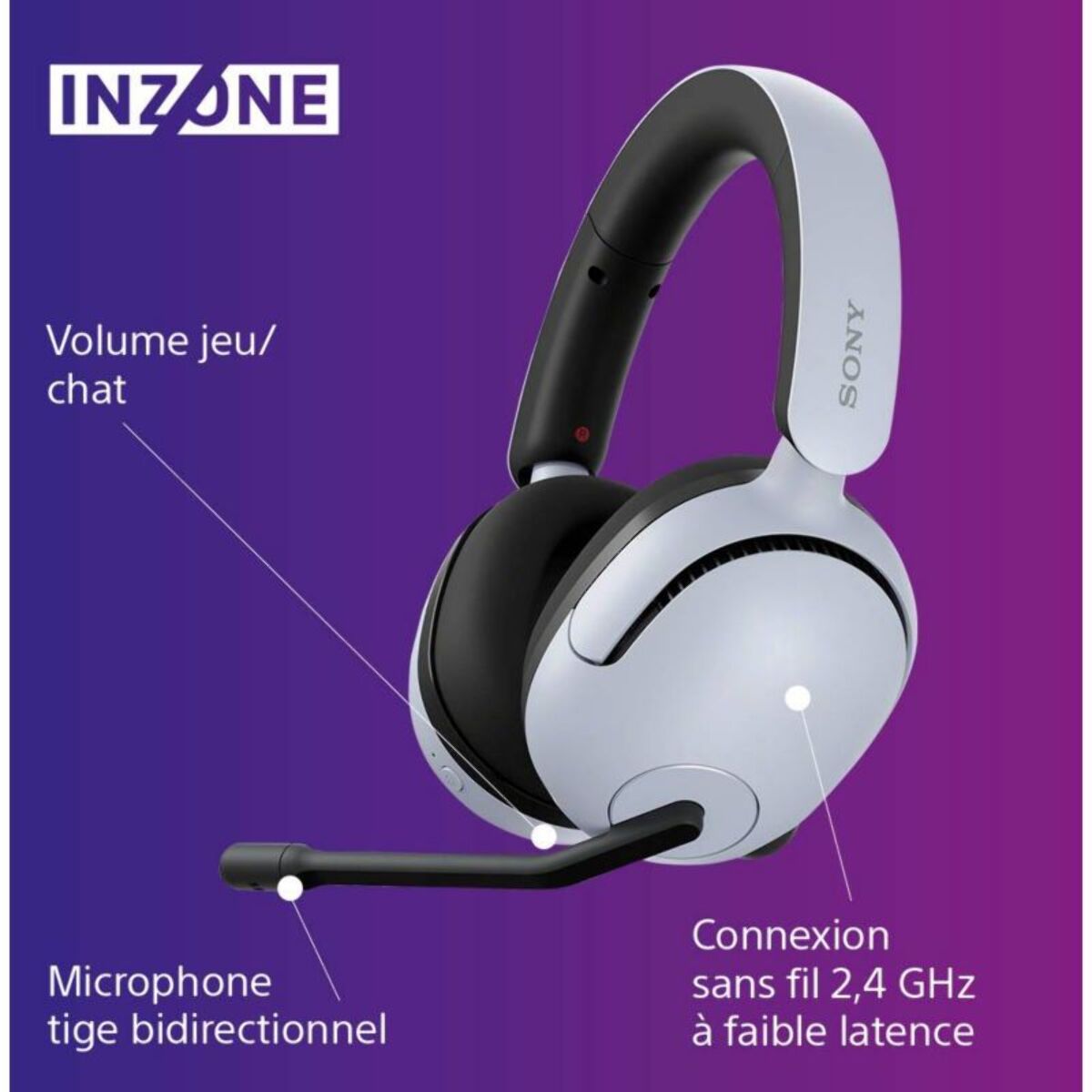 Casque gamer SONY Inzone H5